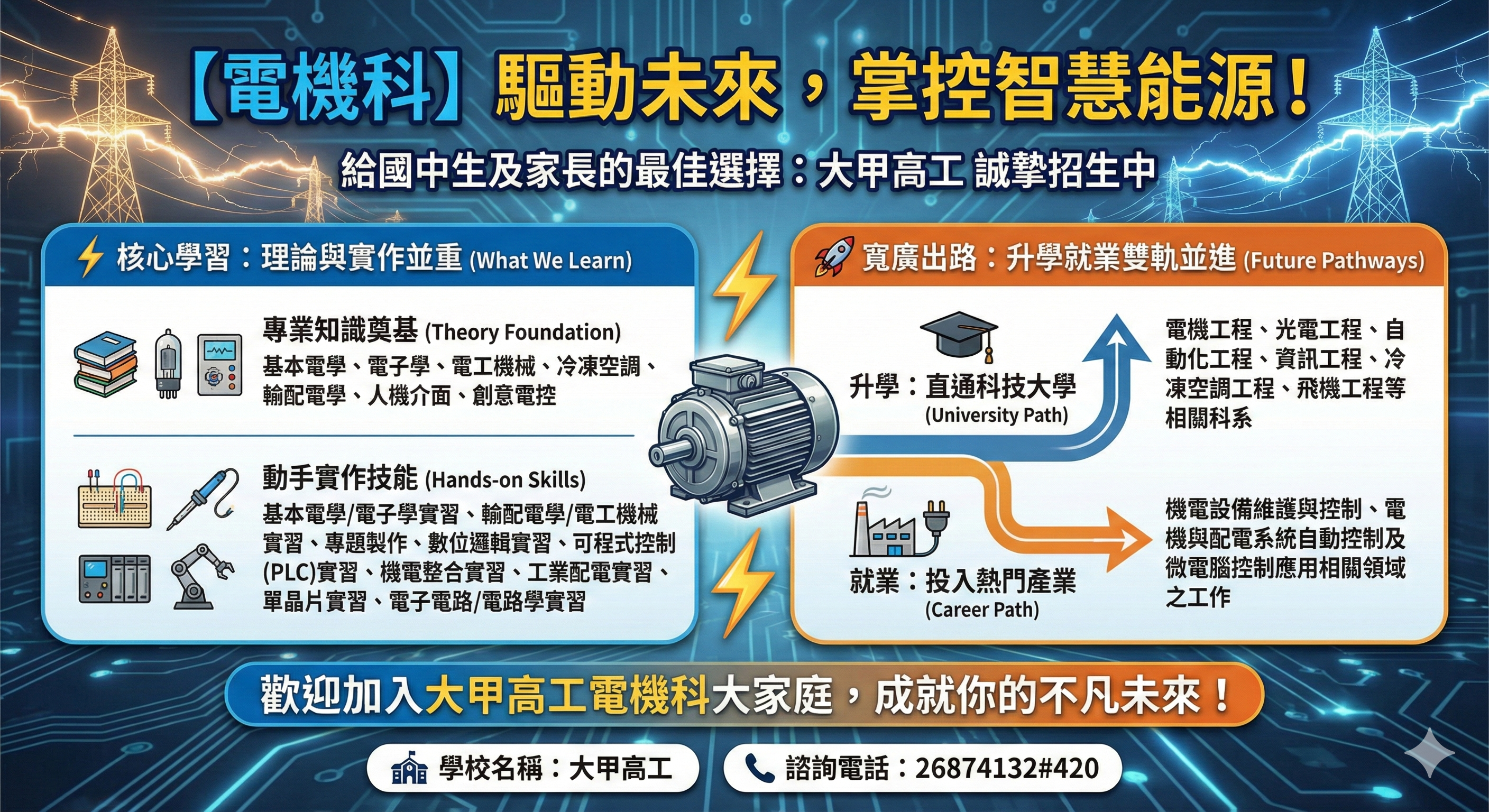 招生科別介紹~電機科